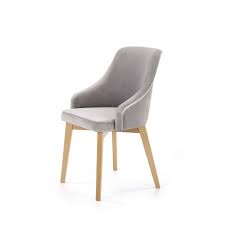 Chaise scandinave vert d'eau ou chaise scandinave gris clair. Solide Chaise Scandinave Avec Assise En Tissu Gris Et Pieds En Bois