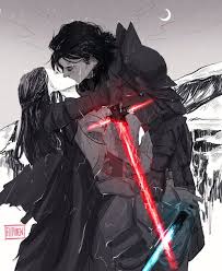 Medieval Style Reylo Pic From Elithien Kylo Ren And Rey Fan Art Reylo Ren Star Wars Rey Star Wars Reylo