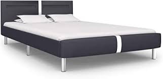 Letti a una piazza e mezzo per camere per ragazzi da letti outlet. Tidyard Struttura Letto Singolo Moderno In Tessuto Con Doghe E Luce Led 120x200 Cm Letto Una Piazza E Mezza Giroletto Telaio Letto Singolo In Tessuto Con Doghe E Luce Led 120x200 Cm Letto Singolo Amazon It