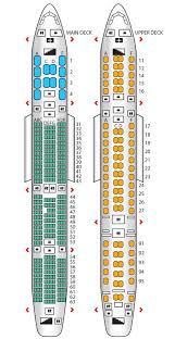 emirates a380 seat map upper deck economy best description