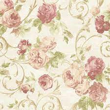 Rose flower seamless pattern of floral background. Sirpi Rose Flower Pattern Wallpaper Floral Glitter Motif Italian Heavy Weight 20550 Pink I Want Wallpaper