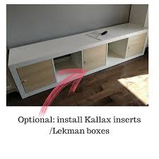 Classic storage bed (king) by: Ikea Kallax Hack Turn Bookshelf Into A Seating Bench With Storage Diy