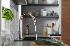 Kohler's newest vibrant rose gold faucet finish blends two of nature's most evocative colours to create something utterly exquisite. Elevate Your Kitchen Bathroom With This Bold Finish House Home