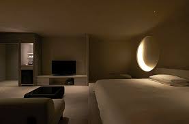 Kyoto Hotel Room By Kubo Tsushima Features A Moon Light Fixture House Beautiful Kitchens Hotels Room Hotel Room Design
