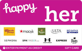 $200 visa gift card (plus $6.95 purchase fee) 4.7 out of 5 stars 4,860. Happy Her Gift Card Giftcards Com