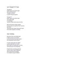 Lyric Tanggal 31
