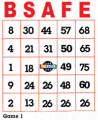 Customizable version of randomly generated custom bingo cards. Classic Large Custom Bingo Card Safety Star