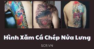 Tattoo cá chép hoa sen đơn giản. Hinh XÄƒm Ca Chep Ná»­a LÆ°ng Ä'áº¹p Nháº¥t Tattoo Ca á»Ÿ LÆ°ng