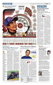 Topskor News Paper Lay Out Otosport Marquez Motogp2013 Champion Record Infographic Juara