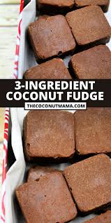 This Dairy Free Coconut Fudge Is Made With Only Three Ingredients Sweetened Condensed Coconut Milk Dark Choco Fudge Recipes Coconut Fudge Recipe Milk Recipes