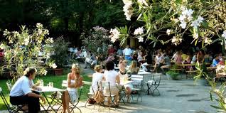 Biergarten Biergarten Gartenlokal Sommergarten