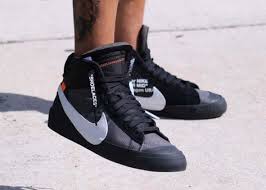 Off White Nike Blazer Mid Grim Reaper Aa3832 001 Release Date Hype Shoes White Nikes Sneakers Fashion