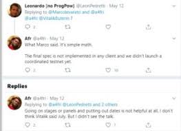 Ether (eth) is the native cryptocurrency of the platform. Eth 2 0 Launch Date Is Not In July 2020 Buterin Apologizes Cryptopolitan