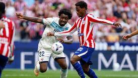 Jonathan David buries his own rebound to collect his second goal with Atletico Madrid