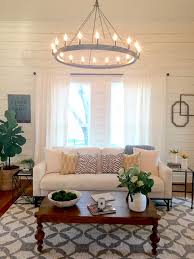Fixer upper living room pictures cream coaches. The Magnolia House
