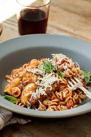 Pasta With Eggplant And Zucchini Recipe Recipe Pasta Dishes Summer Pasta Dishes Cooking