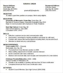 10+ sample job resumes templates pdf