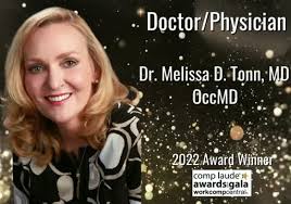 Dr. Melissa Tonn 2022 Physician Comp Laude Award Winner