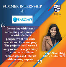 Find out how to secure your internship with barclays, one of the world's top banks and the only british investment bank. Jamnalal Bajaj Institute Of Management Studies As Part Of ð¼ð'›ð'¡ð''ð'Ÿð'›ð' â„Žð'–ð' ð·ð'–ð'Žð'Ÿð'–ð''ð'  We Bring To You Excerpts From The Internship Experience Of Prapti Shanbhag Mms Batch Of 2021 At Barclays Bank Plc