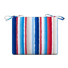 Nautical 16 Square Outdoor Patio Chair Cushion Replacement Furniture Seat Pad Na Patio Chair Cushions Outdoor Patio Chair Cushions Seat Pads