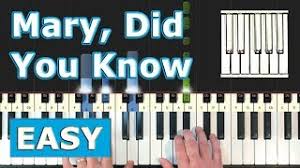 This music sheet is easily accessible and can be incorporated into any of your this printable pdf music sheet can be viewed, downloaded and also printed. Mary Did You Know Easy Piano Tutorial Sheet Music Synthesia Youtube