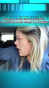 Pretty Lady Invite to Daughters Birthdsy