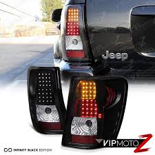 99 04 Jeep Grand Cherokee Black Led Tail Lamps Turn Signal Brake Lights Assembly 04 Jeep Grand Cherokee Jeep Grand Cherokee Jeep Grand Cherokee Accessories