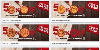 Pizza Hut Sg 50 Off All Pizzas Promotion Pizza Hut Personal Pizza Pizzas
