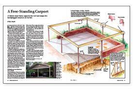 Outdoor storage, excellent wood carport kits | southernspreadwing.com. A Free Standing Carport Fine Homebuilding