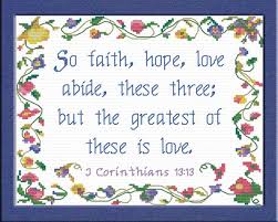 French roast linen by r&r reproductions with classic colorworks floss. Greatest Of These Is Love I Corinthians 13 13 Cross Stitch Design Christian Cross Stitch Patterns Christian Cross Stitch Cross Stitch