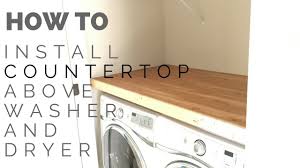 It features an easy to. How To Install Laundry Closet Countertop Youtube