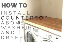 Just enough work to make the room new, shake off the bad layout and install organizing systems that would work for our family. How To Install Laundry Closet Countertop Youtube