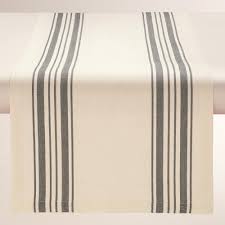 Black Villa Stripe Table Runner Striped Table Runner Table Runners Farmhouse Table Runners