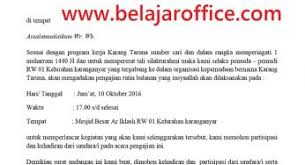 Semoga blog ini bisa memberikan sumbangsih wawasan kepada para pengguna internet di indonesia. Contoh Surat Laman 3 Dari 9 Belajar Office