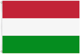 Die flagge von ungarn ist längs gestreift in den farben rot, weiß und grün. Blackshirt Company Ungarn Fahne Ungarische National Lander Flagge Mit Osen 150 X 90 Cm