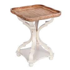 Corina Scalloped Accent Table Kirklands Carved Wood Bedside Table Decor Home Decor