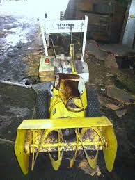 Vintage Hahn Snow Giant Snowblower Used Equipment Snow Blower Equipment