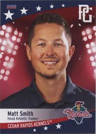 Max Smith 2021 Signed Cedar Rapids Kernels Team Card Got In Person