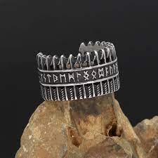 Elder Futhark Ring True Vikings Elder Futhark Celtic Jewelry Viking Runes