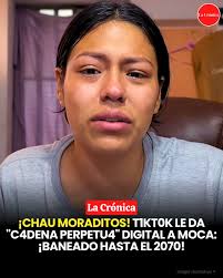 🚨📱​¡Se acabó el juego para la polémica influencer! La plataforma T1kT0k  ha tomado una decisión drástica y sin precedentes contra MOCA, bloqueando  su cuenta principal y prohibiéndole realizar transmisiones en vivo por