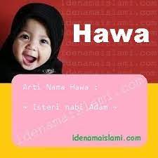 Ia menyuruh adam memberi nama kepada segala macam binatang. Ini Arti Nama Hawa Dalam Islam Idenamaislami Com
