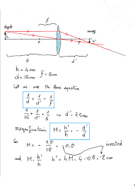 A 4 Cm Tall Object Is Placed 15 Cm From A Converging Lens That Has A Focal  Distance Of 5 Cm. What Is The Image Distance, The Magnification, And The  Height Of