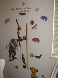Growth Chart Lion King Baby Nursery Lion King Baby Lion