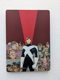 X-men Cyclops Decoupage Wall Art From Vintage Marvel Comics