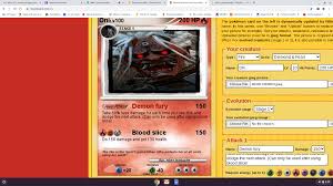 Get the url and share the link with your friends and family! I Made My Own Pokemon Cards