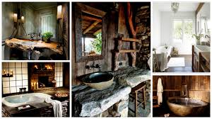 This ensuite bathroom is the perfect rustic bathroom idea for a cabin or lodge style home. 40 Exceptional Rustic Bathroom Designs Filled With Coziness And Warmth
