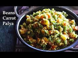 Carrot Beans Palya Or Carrot Beans Stir Fry Recipe Explained With Step By Step Pictures And A Video Carrot Beans Palya Or Carrot Recipes Stir Fry Veg Recipes