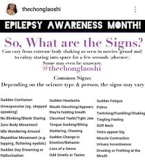 An epileptic seizure is unpredictable, episodic and brief. What Are The Signs Epilepsy Awareness Quotes Epilepsy Awareness Month Epilepsy