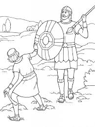 David And Goliath Coloring Page Educative Printable David And Goliath Superhero Coloring Pages Superhero Coloring