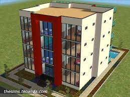 Modern Apartment Block - The Sims Fan Page